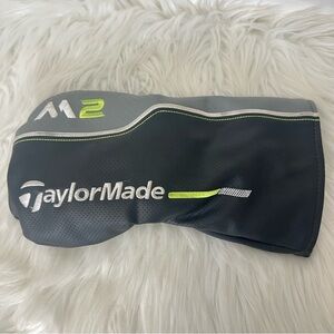 TaylorMade M2 Golf Club Driver Headcover Black Gray Green Embroidered